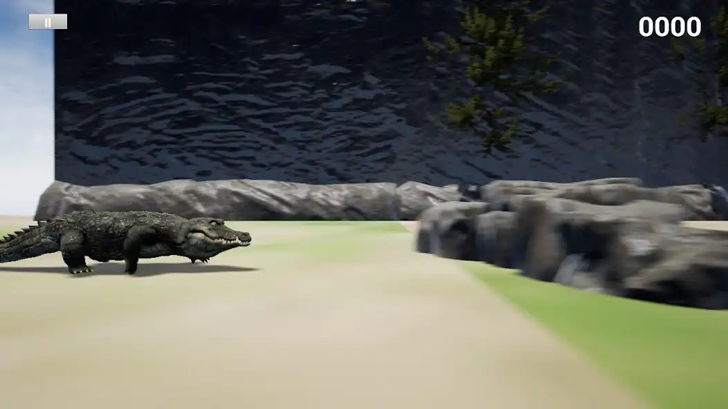 Play Happy Crocodile Simulator as an online game Happy Crocodile Simulator with UptoPlay