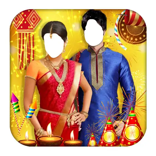 Play Happy Diwali Couple Photo Suit APK