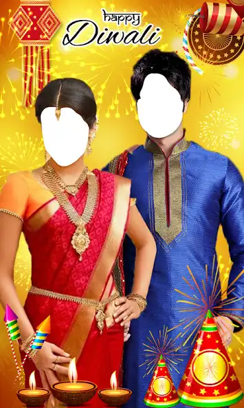 Play Happy Diwali Couple Photo Suit  and enjoy Happy Diwali Couple Photo Suit with UptoPlay