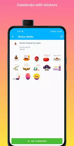 Play Happy diwali stickers for whatsapp as an online game Happy diwali stickers for whatsapp with UptoPlay