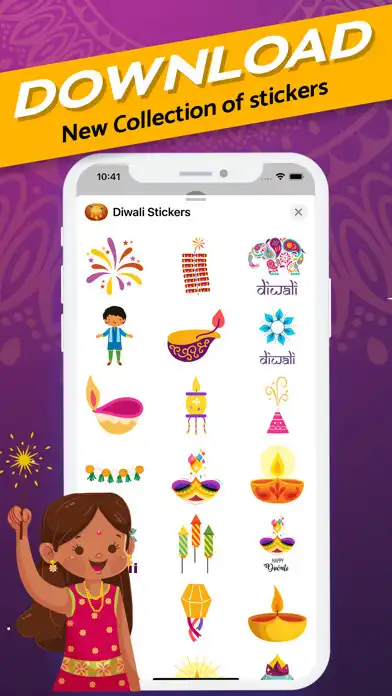 Play Happy Diwali Stickers as an online game Happy Diwali Stickers with UptoPlay