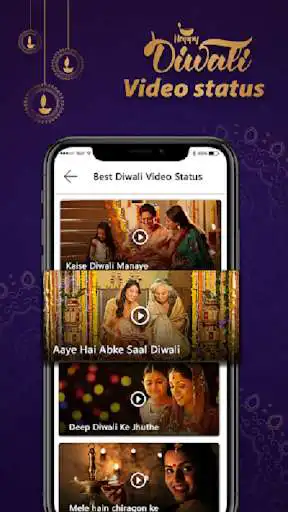 Play Happy Diwali Video Status as an online game Happy Diwali Video Status with UptoPlay