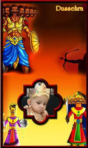 Play Happy Dussehra Greetings, Photo Frames