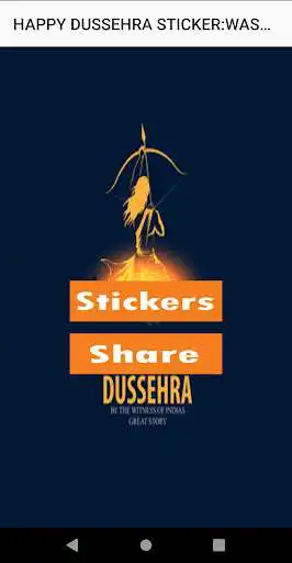 Play HAPPY DUSSEHRA STICKER:WAStickerApps  and enjoy HAPPY DUSSEHRA STICKER:WAStickerApps with UptoPlay