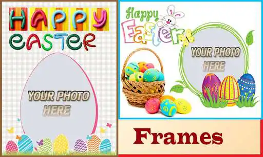 Play Happy Easter: Cards & Frames as an online game Happy Easter: Cards & Frames with UptoPlay
