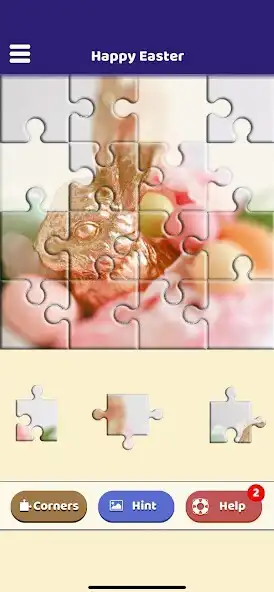 Play Happy Easter Puzzle as an online game Happy Easter Puzzle with UptoPlay