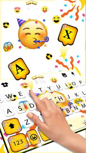 Play Happy Emoji Day Keyboard Theme as an online game Happy Emoji Day Keyboard Theme with UptoPlay
