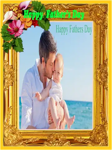 Play Happy Fathers Day Photo Frame as an online game Happy Fathers Day Photo Frame with UptoPlay