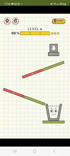Play Happy Filled Glass 2 as an online game Happy Filled Glass 2 with UptoPlay