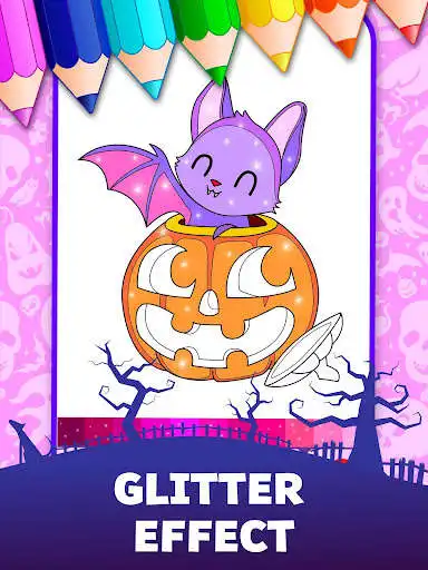 Play Happy Ghost - Halloween Coloring Book as an online game Happy Ghost - Halloween Coloring Book with UptoPlay