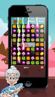 Play Happy Granny : Candy Match 3 Puzzle