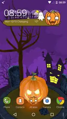 Play Happy Halloween 3D Theme
