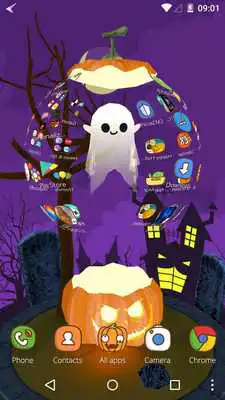 Play Happy Halloween 3D Theme