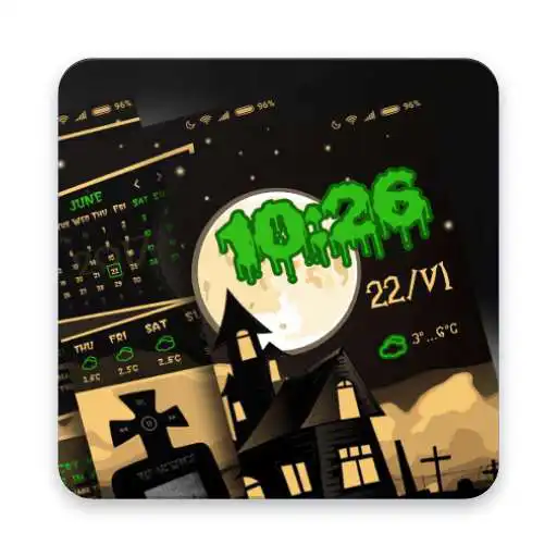 Free play online Happy Halloween for KLWP  APK