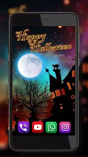 Play Happy Halloween Live Wallpaper as an online game Happy Halloween Live Wallpaper with UptoPlay