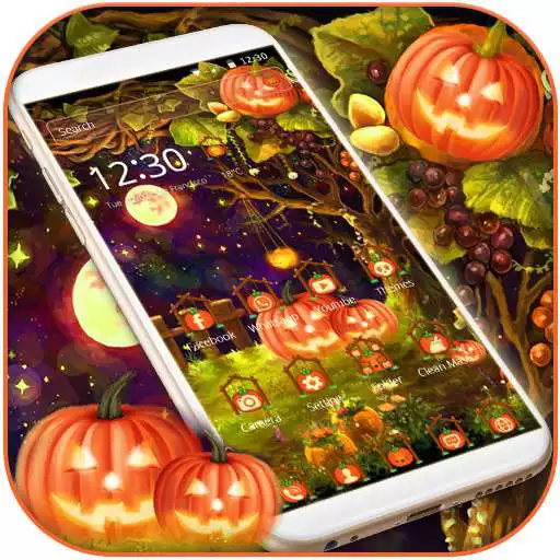 Free play online Happy Halloween Night Sky Theme APK