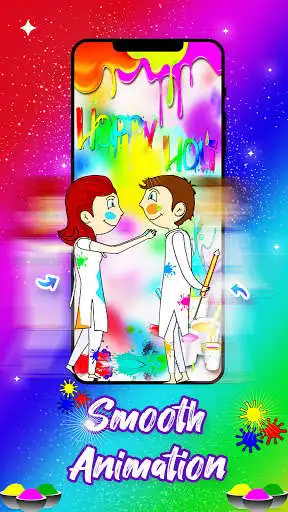 Play Happy Holi Live Wallpaper
