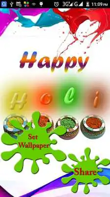 Play Happy Holi Live Wallpaper