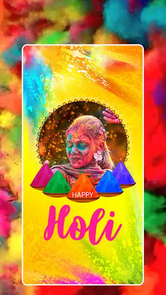 Play Happy Holi Photo Frame 2023  and enjoy Happy Holi Photo Frame 2023 with UptoPlay