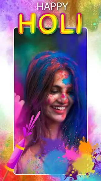Play Happy Holi Photo Frame 2023 as an online game Happy Holi Photo Frame 2023 with UptoPlay