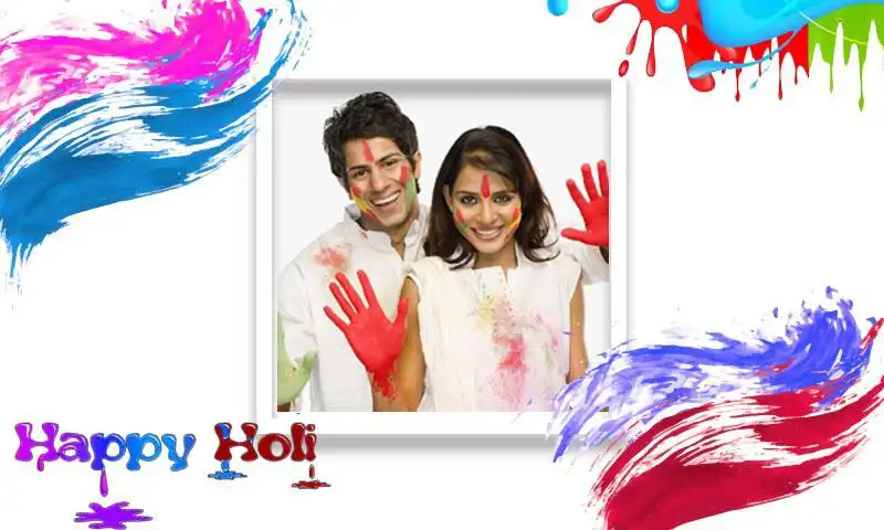 Play Happy Holi Photo frames