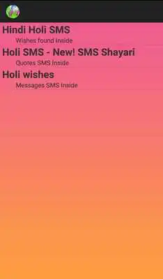 Play Happy Holi SMS