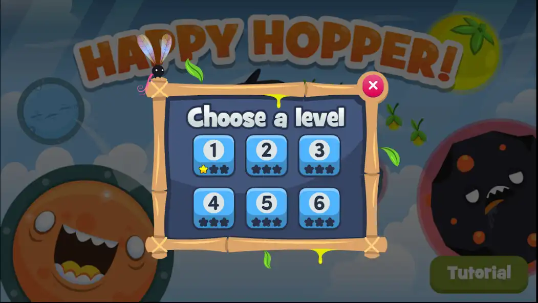 Play Happy Hopper : jumping skills game as an online game Happy Hopper : jumping skills game with UptoPlay