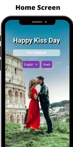 Play Happy Kiss Day Wishes  and enjoy Happy Kiss Day Wishes with UptoPlay