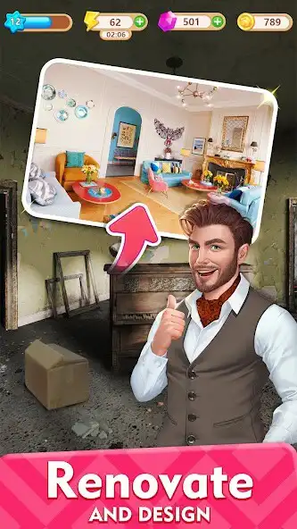 Play Happy Merge Estate as an online game Happy Merge Estate with UptoPlay