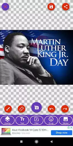 Play Happy MLK Day: Greetings, GIF Wishes, SMS Quotes as an online game Happy MLK Day: Greetings, GIF Wishes, SMS Quotes with UptoPlay