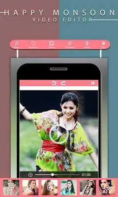 Play Happy Monsoon Video Editor