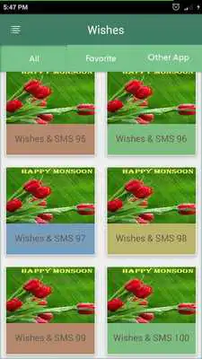 Play Happy Monsoon Wishes-SMS