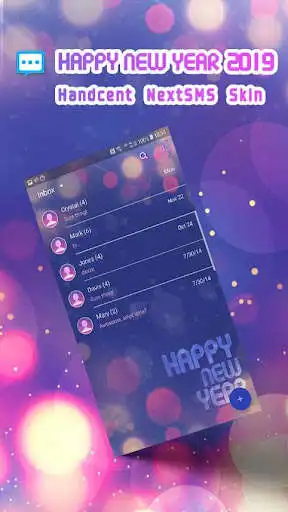 Play Happy New year 2019 skin 1 for Handcent Next SMS  and enjoy Happy New year 2019 skin 1 for Handcent Next SMS with UptoPlay