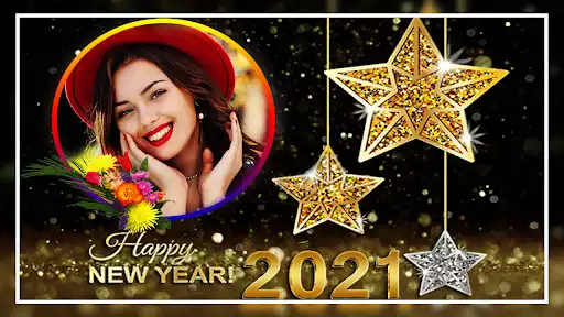 Play Happy New Year 2021 Photo Frame Editor as an online game Happy New Year 2021 Photo Frame Editor with UptoPlay