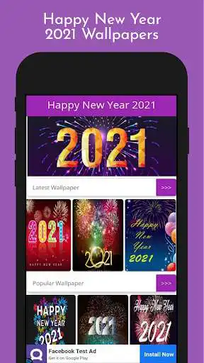 Play Happy New Year 2021 Wallpapers  and enjoy Happy New Year 2021 Wallpapers with UptoPlay