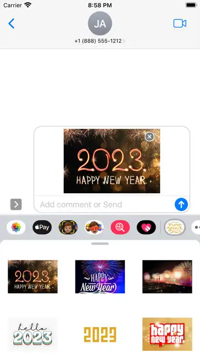 Play Happy New Year 2023 as an online game Happy New Year 2023 with UptoPlay