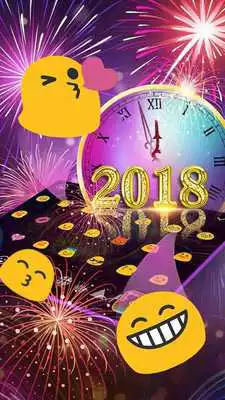 Play Happy New Year Keyboard Theme