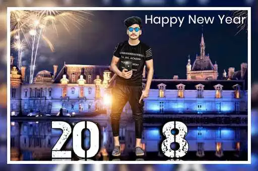 Play Happy New Year Photo Frame 2018  and enjoy Happy New Year Photo Frame 2018 with UptoPlay