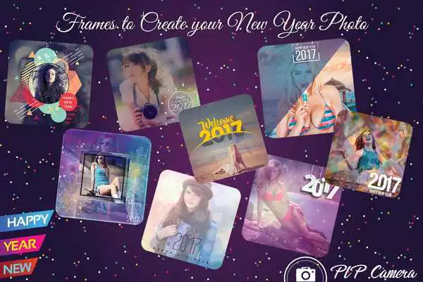 Play Happy New Year PIP Camera