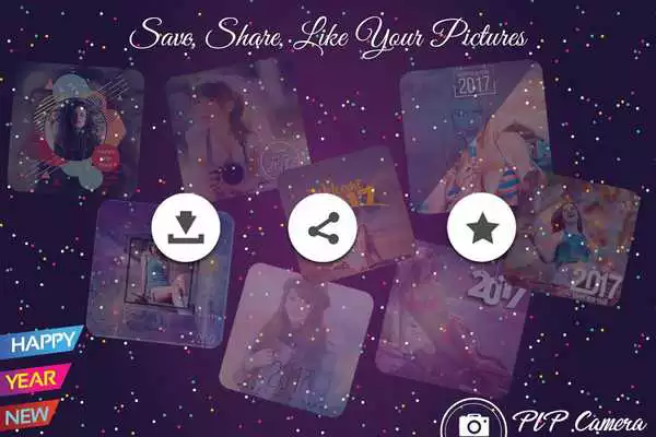 Play Happy New Year PIP Camera