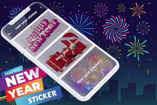 Play happy new year stickers for WA, new year wishes  and enjoy happy new year stickers for WA, new year wishes with UptoPlay