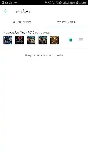 Play Happy New Year Stickers