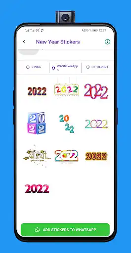 Play Happy New Year Stickers WAStickersApps  and enjoy Happy New Year Stickers WAStickersApps with UptoPlay