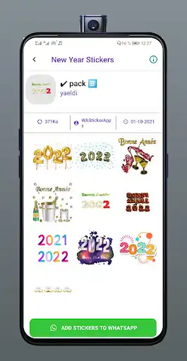 Play Happy New Year Stickers WAStickersApps as an online game Happy New Year Stickers WAStickersApps with UptoPlay