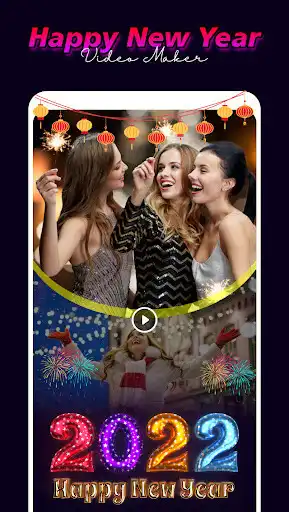 Play Happy newyear video maker  and enjoy Happy newyear video maker with UptoPlay