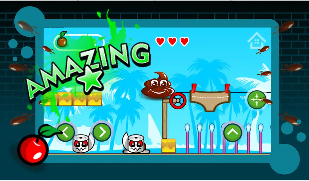 Play Happy Poop Adventures as an online game Happy Poop Adventures with UptoPlay