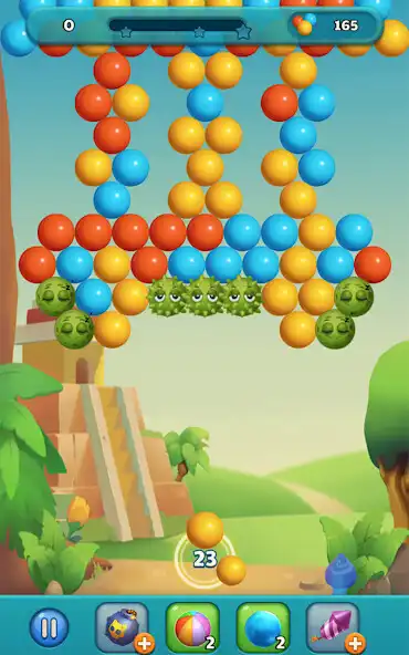 Play Happy Pop: Bubble Shooter Fun as an online game Happy Pop: Bubble Shooter Fun with UptoPlay