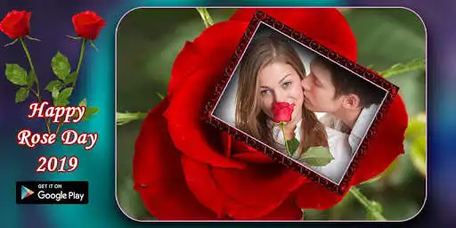 Play Happy rose day 2019  - Couple rose day photo frame  and enjoy Happy rose day 2019  - Couple rose day photo frame with UptoPlay