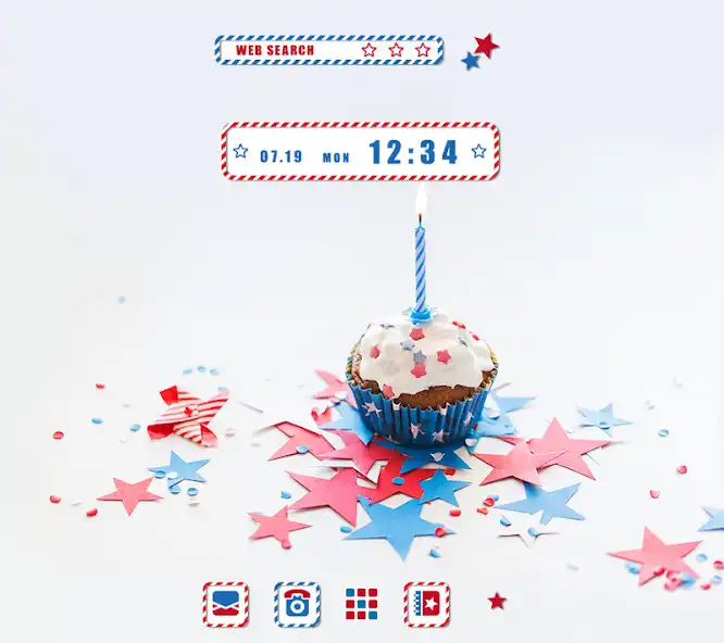 Play Happy Star Cupcake Theme  and enjoy Happy Star Cupcake Theme with UptoPlay