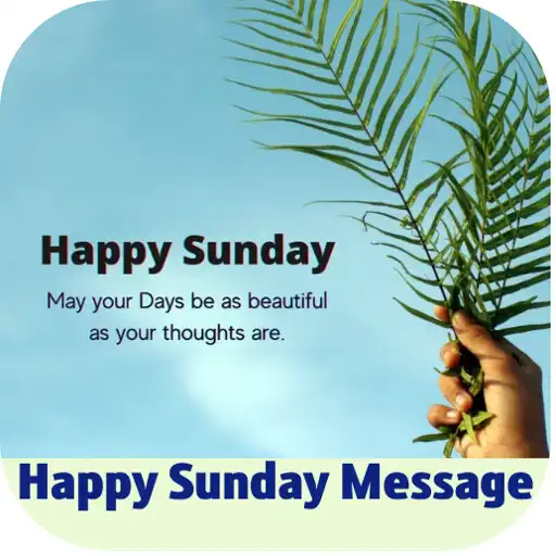 Play happy sunday message APK